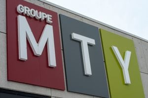 The Groupe MTY offices are seen in Montreal, Jan. 23, 2020. MTY Food Group Inc. said it will restart paying a dividend as it reported a profit of $23 million in its latest quarter compared with a loss of $99.1 million a year ago when then pandemic started. THE CANADIAN PRESS/Ryan Remiorz