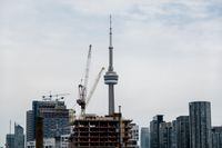 A view shows a condo building under construction in Toronto, Ontario, Canada July 13, 2022.  REUTERS/Carlos Osorio