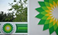 (FILES) In this file photo taken on June 15, 2020 BP logos are seen at a BP petrol station in Hildenborough, southeast of London.. - BP reported on February 2, 2021 that it tumbled into a massive $20.3-billion (16.8-billion- euro) net loss last year, despite a slender fourth-quarter profit, as the coronavirus pandemic ravaged global energy demand. (Photo by Ben STANSALL / AFP) (Photo by BEN STANSALL/AFP via Getty Images)