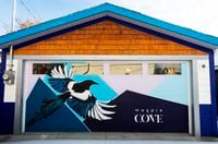 Residence in the community of Sunnyside have taken to getting their garages and fences painted with murals, brighting up the community, making it safer and making it one of Canada's largest art walks in Calgary, Alberta. Todd Korol/The Globe and Mail