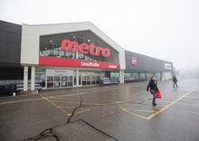 A Metro grocery store in Stouffville, Ont. is photographed on Jan 12, 2023. Fred Lum/The Globe and Mail. 