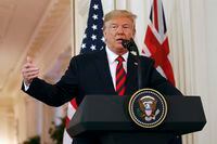 President Donald Trump speaks during a news conference with Australian Prime Minister Scott Morrison in the East Room of the White House, on Sept. 20, 2019, in Washington.