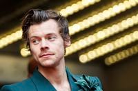 Harry Styles  photographed on the red carpet of The Princess of Wales Theatre for the film "My Policeman" during the Toronto International Film Festival, Sunday, Sept. 11, 2022. THE CANADIAN PRESS/Cole Burston