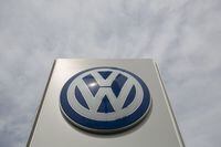 FILE PHOTO: The logo of a Volkswagen dealership is pictured in Pasadena, California September 21, 2015. REUTERS/Mario Anzuoni
