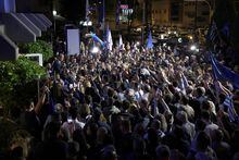 FILE PHOTO: Greek Prime Minister and New Democracy conservative party leader Kyriakos Mitsotakis speaks outside the party's headquarters, after the general election, in Athens, Greece, May 21, 2023. REUTERS/Stelios Misinas