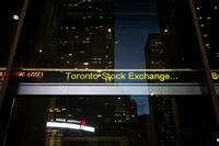 The TSX ticker is photographed in Toronto, on Thursday, Feb. 27, 2020