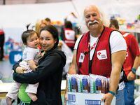 The Canadian Red Cross provides disaster relief during times of crisis.