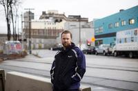 Chris Brewer, who was laid off due to the pandemic by WestJet after 13 years and now works for FedEx, is photographed in Vancouver, British Columbia, Wednesday, November 4, 2020. Rafal Gerszak/The Globe and Mail 