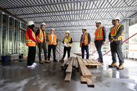 Prime Minister Justin Trudeau visits the construction site of an affordable housing project in London, Ont. on Wednesday, September 13, 2023. THE CANADIAN PRESS/Nicole Osborne
