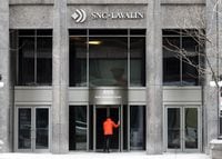 A view of the exterior of the SNC Lavalin headquarters in downtown Montreal on Tuesday, February 12, 2019. (Dario Ayala / The Globe and Mail)