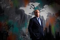 FILE -- Larry Fink, founder and chief executive of the investment firm Blackrock, at his offices in New York on Aug. 10, 2016.  Fink announced Tuesday, Jan. 14, 2020, that his firm would make investment decisions with environmental sustainability as a core goal. (Damon Winter/The New York Times)