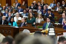 Deputy Prime Minister and Minister of Finance Chrystia Freeland delivers the federal budget in the House of Commons on Parliament Hill in Ottawa, Tuesday, March 28, 2023. THE CANADIAN PRESS/Sean Kilpatrick