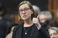 International Development Minister Karina Gould responds to a question during Question Period in the House of Commons Tuesday December 10, 2019 in Ottawa. The Trudeau government is preparing its response to Wednesday morning’s UN launch COVID-19 humanitarian response plan. THE CANADIAN PRESS/Adrian Wyld