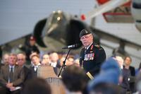 Chief of Defence Staff General Jon Vance speaks at a Royal Canadian Air Force (RCAF) change of command ceremony in Ottawa on Friday, May 4, 2018. THE CANADIAN PRESS/ Patrick Doyle