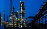 Industrial facilities of the PCK oil refinery are pictured in Schwedt/Oder, Germany, May 9.