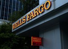 FILE PHOTO: A Wells Fargo Bank is shown in Charlotte, North Carolina, U.S., September 26, 2016. REUTERS/Mike Blake/File Photo