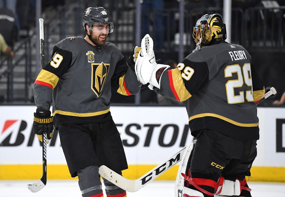 Las Vegas goalie MarcAndré Fleury had winning in mind right from the