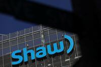 The Shaw Communications logo is seen at their office in Calgary, Alberta, Canada, April 17, 2019. REUTERS/Chris Wattie