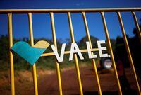 A logo of the Brazilian mining company Vale SA is seen in Brumadinho, Brazil, on Jan. 29, 2019.