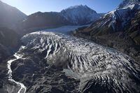 The Chiatibo glacier in the Hindu Kush mountain range is seen in Pakistan, October 16, 2019. Neil Hall/Pool via REUTERS/File Photo