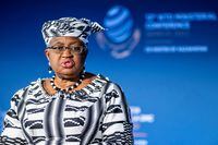 FILE PHOTO: Director-General of the World Trade Organisation (WTO) Ngozi Okonjo-Iweala at the opening ceremony of the 12th Ministerial Conference, at the World Trade Organization, in Geneva, Switzerland, June 12, 2022. Martial Trezzini/Pool via REUTERS/File Photo/File Photo