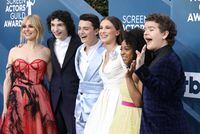 FILE PHOTO: 26th Screen Actors Guild Awards ? Arrivals ? Los Angeles, California, U.S., January 19, 2020 ? Cast of Stranger Things. REUTERS/Monica Almeida