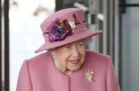 FILE PHOTO: Britain's Queen Elizabeth attends the opening ceremony of the sixth session of the Senedd in Cardiff, Britain October 14, 2021. Jacob King/Pool via REUTERS