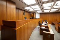 As Alberta's Law Society seeks to defend rules that require members to take a course on Indigenous issues, experts say such measures are common elsewhere in Canada and are well-grounded in legal rationale. A courtroom is seen at the Edmonton Law Courts building, in Edmonton on June 28, 2019. THE CANADIAN PRESS/Jason Franson