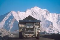 A truck is shown at Teck Resources Coal Mountain operation near Sparwood, B.C. in a handout photo.