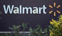 FILE PHOTO: The logo of a Walmart Superstore is seen during the outbreak of the coronavirus disease (COVID-19), in Rosemead, California, U.S., June 11, 2020. Picture taken June 11, 2020. REUTERS/Mario Anzuoni/File Photo