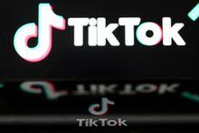 (FILES) This illustration picture taken in Moscow on March 24, 2023, shows the Chinese social networking service TikTok's logo on a smartphone screen. Montana on May 17, 2023, became the first US state to ban TikTok, with the law set to take effect next year as debate escalates over the impact and security of the popular video app. (Photo by Kirill KUDRYAVTSEV / AFP) (Photo by KIRILL KUDRYAVTSEV/AFP via Getty Images)