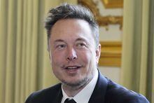 FILE - Twitter, now X. Corp, and Tesla CEO Elon Musk poses prior to his talks with French President Emmanuel Macron, May 15, 2023 at the Elysee Palace in Paris. While shaky and skewered by critics, Twitter’s forum for Florida Gov. Ron DeSantis to announce his presidential run nevertheless underscored the platform’s unmistakable shift to the right under new owner Elon Musk. (AP Photo/Michel Euler, Pool, File)