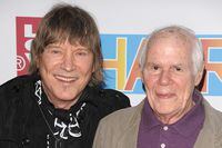 FILE - Creators of the "Hair" James Rado, left, and Galt MacDermot attend the opening night of the Broadway musical "Hair", in New York, on March 31, 2009. Rado died Tuesday night, June 21, 2022 in New York of cardio respiratory arrest, according to friend and publicist Merle Frimark. He was 90. (AP Photo/Peter Kramer, File)