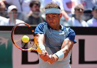 Tennis - ATP Masters 1000 - Italian Open - Foro Italico, Rome, Italy - May 11, 2022 Spain's Rafael Nadal in action during his second round match against John Isner of the U.S. REUTERS/Alberto Lingria