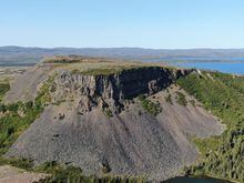 Discovery Hill near the Mistastin crater in Labrador is shown in a handout photo. When scientists determined in the mid-1970s that the Mistastin crater in Labrador had lunar-like properties, the last Apollo mission had flown and it was too late for astronauts to take advantage of the site for training.THE CANADIAN PRESS/HO-Gordon Osinski **MANDATORY CREDIT**