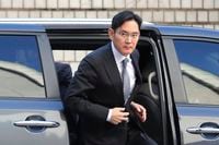 FILE - In this Nov. 22, 2019, file photo, Samsung Electronics Vice Chairman Lee Jae-yong gets out of a car at the Seoul High Court in Seoul, South Korea. In an announcement by Seouls Justice Ministry on Monday, Aug. 9, 2021, South Korea will release billionaire Lee on parole this week after he spent 18 months in prison for his role in a massive corruption scandal that triggered nationwide protests and ousted the countrys previous president. (AP Photo/Ahn Young-joon, File)