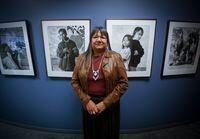 Sherry Gott, who has been appointed Manitoba Advocate for Children and Youth, is photographed at her office in Winnipeg, Thursday, October 20, 2022. Gott is the first Cree woman to be appointed as the Manitoba Advocate for Children and Youth. THE CANADIAN PRESS/John Woods