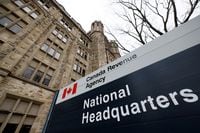 FILE PHOTO: Canada Revenue Agency national headquarters in Ottawa, Ontario, Canada April 19, 2023. REUTERS/Blair Gable/File Photo