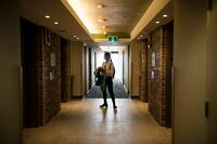 A dormitory floor of Campus One, a private university residence in Toronto is photographed on Friday, January 26, 2018. (Christopher Katsarov/The Globe and Mail) 