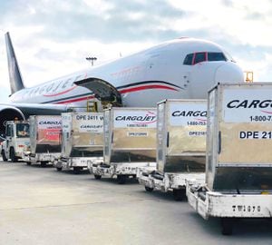 A Cargojet plane is shown in an undated handout photo. THE CANADIAN PRESS/Cargojet **MANDATORY CREDIT**