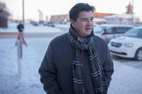 Federation of Sovereign Indigenous Nations Chief Bobby Cameron speaks to media in Battleford, Sask., Friday, Feb. 9, 2018. A First Nation health ombudsperson’s office will be created in Saskatchewan to ensure incidents of racism against Indigenous people in health care are addressed. Cameron, says it will ensure First Nations people feel safe reporting incidents of discrimination when accessing health-care services. THE CANADIAN PRESS/Liam Richards