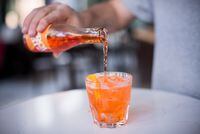 Aperol Spritz bottle cocktails at Di Beppe in Vancouver, British Columbia on February 27, 2018.  (BEN NELMS for The Globe and Mail)