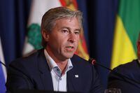 The Nova Scotia government is rolling five economic agencies worth $100 million in spending into two new Crown corporations following a review of its governing bodies. Premier Tim Houston, shown in this Tuesday, July 12, 2022 file photo, says the move is about streamlining operations and making his government more accountable for economic development decisions. THE CANADIAN PRESS/Chad Hipolito