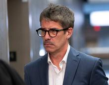 Former Parti Québécois leader Andre Boisclair arrives for his sentencing hearing on sexual assault charges, Monday, July 18, 2022 in Montreal. Boisclair, who pleaded guilty in June to sexually assaulting two young men, has been granted parole.THE CANADIAN PRESS/Ryan Remiorz