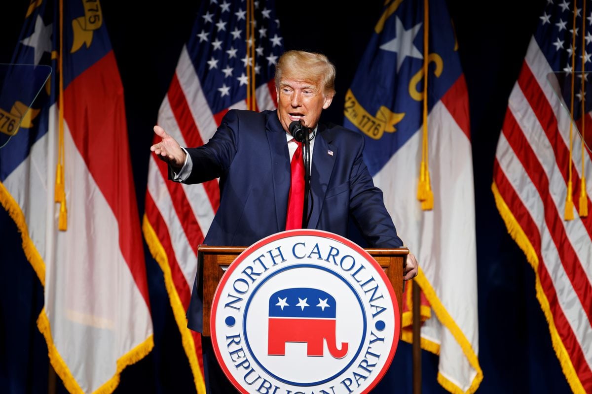 Trump spara a Fauci, in Cina;  Le prospettive per il 2024 penzolano in un discorso al Partito Repubblicano della Carolina del Nord