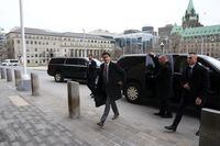 Prime Minister Justin Trudeau arrives to a cabinet meeting on Parliament Hill in Ottawa, on Tuesday, Nov. 29, 2022. Trudeau says nothing is off the table when it comes to Alberta Premier Danielle Smith's new sovereignty act. THE CANADIAN PRESS/Sean Kilpatrick