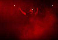 Drake performs during the "Aubrey & The Three Amigos Tour" in Toronto, Tuesday August 21, 2018. A Drake concert scheduled for Monday evening in Vancouver was postponed at the last minute following issues with the newly installed video board at Rogers Arena. THE CANADIAN PRESS/Mark Blinch