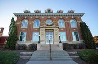 A Saskatchewan man has pleaded guilty to second-degree murder in the fatal poisoning of his wife on the family farm near Meota. Battleford Courthouse is photographed in Battleford, Sask., Monday, Nov. 20, 2023. THE CANADIAN PRESS/Heywood Yu