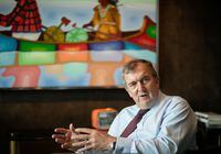 Barrick Gold Corp. CEO and President Mark Bristow photographed in his Toronto office February 12, 2020.(Melissa Tait / The Globe and Mail)