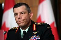 Maj.-Gen. Dany Fortin speaks during a technical briefing on the roll-out of COVID-19 vaccines, in Ottawa, on Dec. 3, 2020.